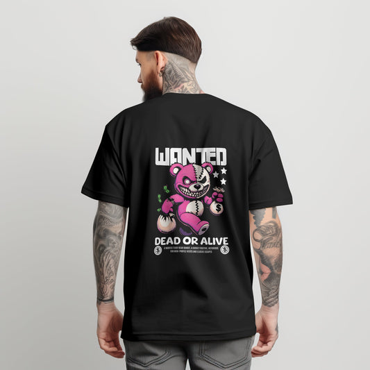 "WANTED: TEDDY THE CASH SNATCHER" – Streetwear Heist Tee